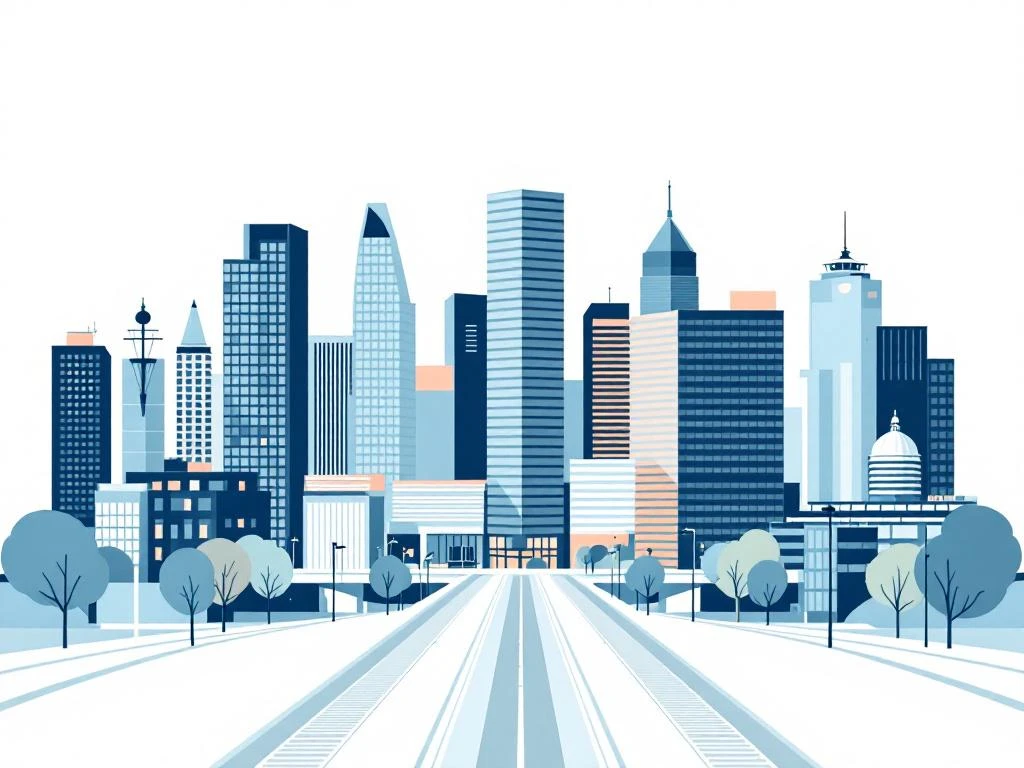 Minimalistische illustratie van Amsterdam Zuidas met geometrische kantoorgebouwen in blauw en perzik tinten


---

**Token tracking:**
- Prompt: ~290 tokens
- Response: ~20 tokens
- Total: ~310 tokens
- Budget remaining: 199,690 tokens